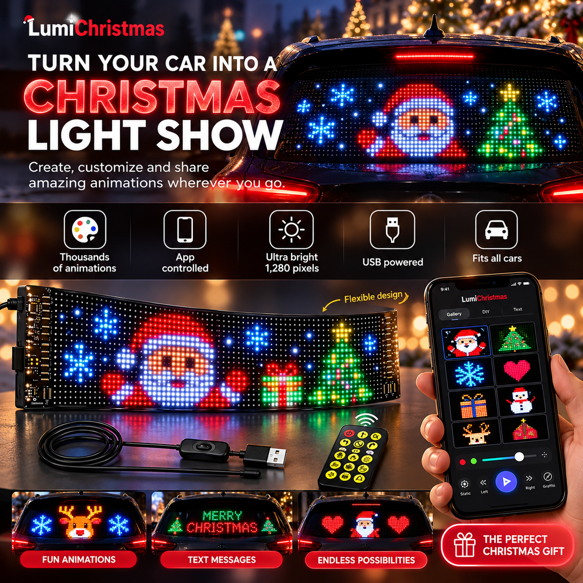 Smart LED Car Display