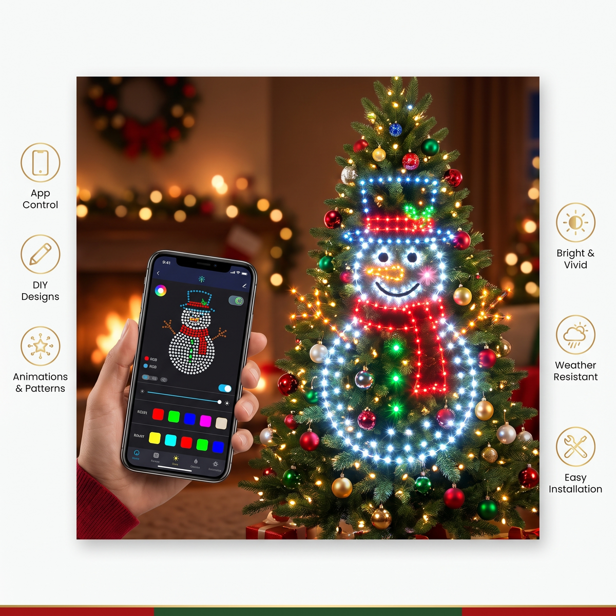 LumiChristmas™ Smart LED Tree Lights