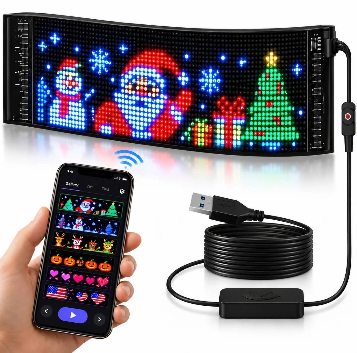 Smart LED Car Display